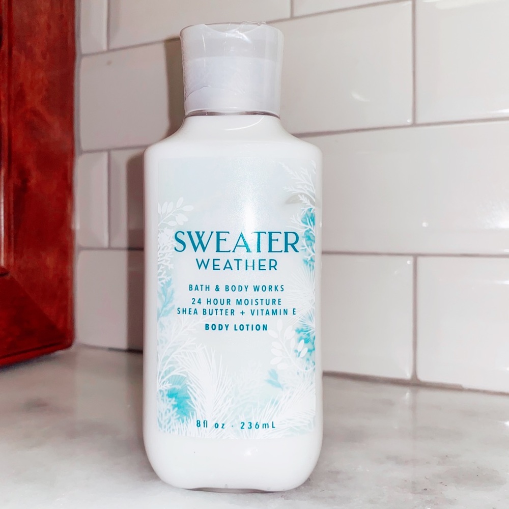 Sweater Weather Bath & Body Works lotion